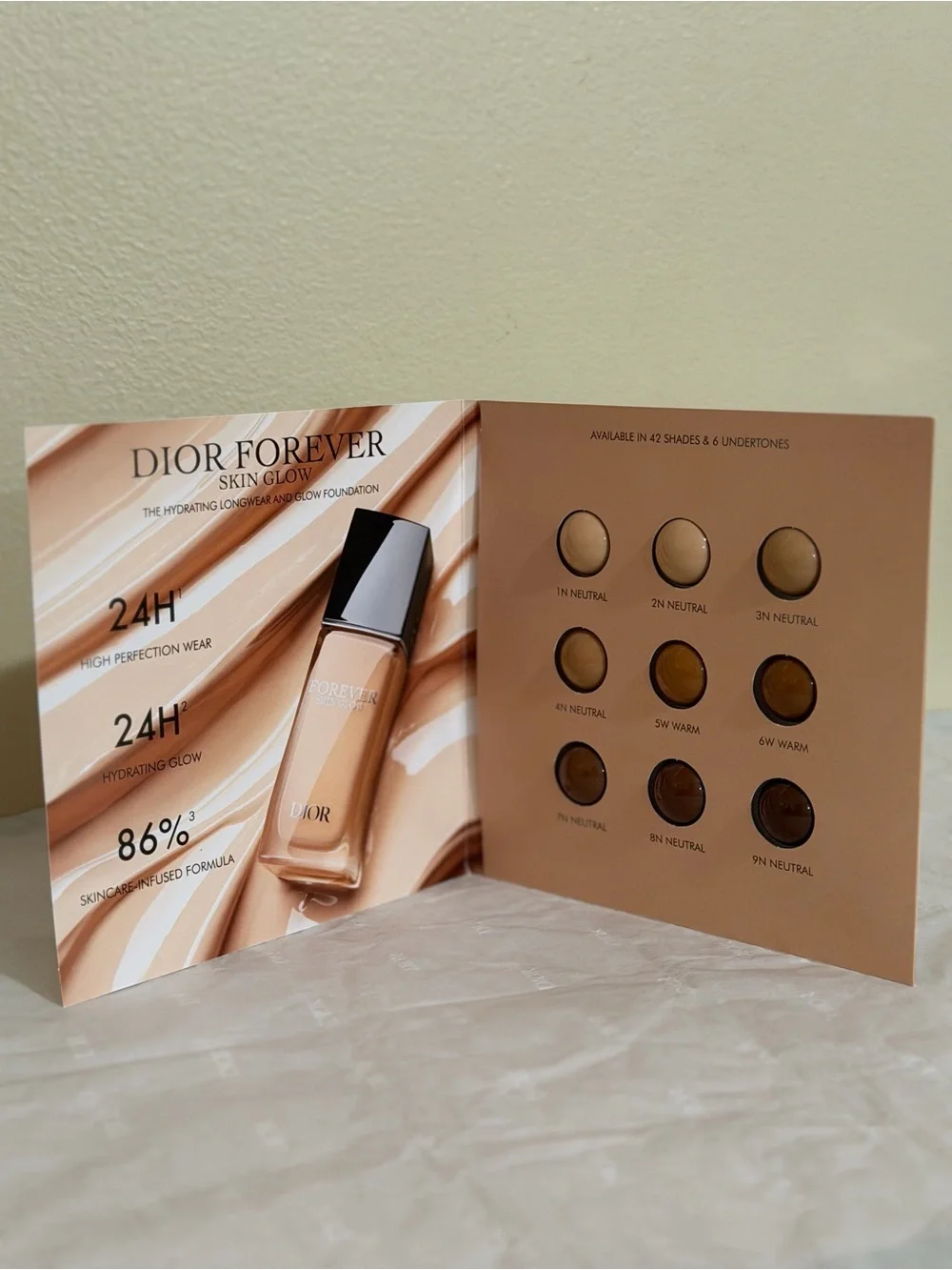 Dior Forever Skin Glow Foundation Kit - 9 Neutral Beige Shades